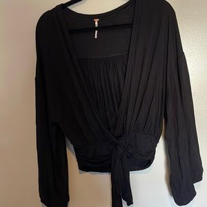 FreePeople front tie top